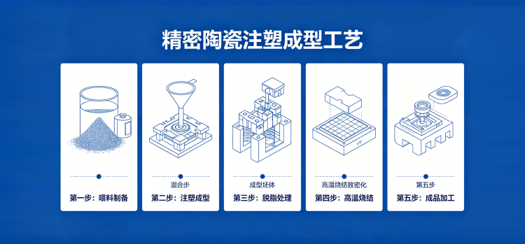 精密陶瓷注塑成型工艺